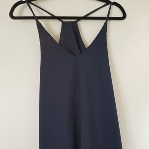 Navy tank - strap with racer back